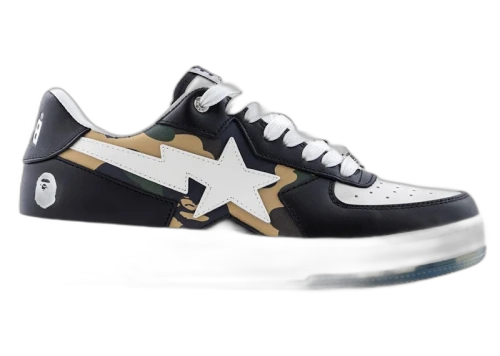 A Bathing Ape Bape Sta Icon #2 Black Camo