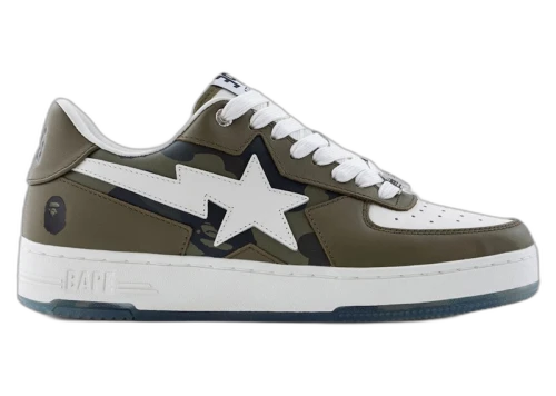 A Bathing Ape Bape Sta Icon #2 Olive Drab Camo