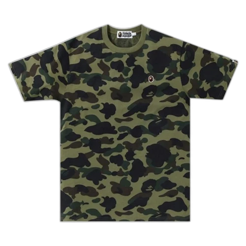 BAPE 1st Camo One Point Mini Tee 'Green'