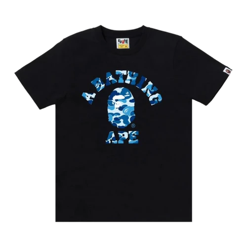 BAPE ABC Camo College Tee 'Black/Blue'