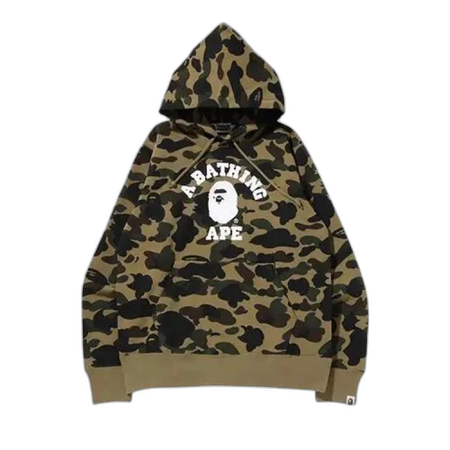 BAPE 1st Camo Pullover Hoodie 'Green'