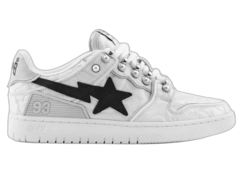 BAPE A Bathing Ape Sk8 Sta #1 White (Women's)