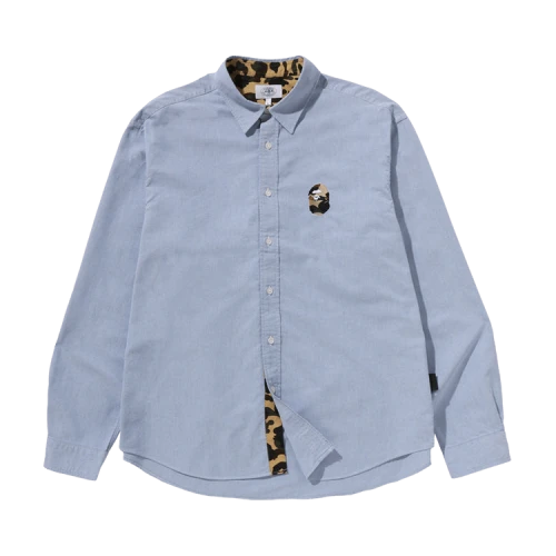 BAPE A Bathing Ape 1st Camo One Point Relaxed Fit Shirt 'Sax'