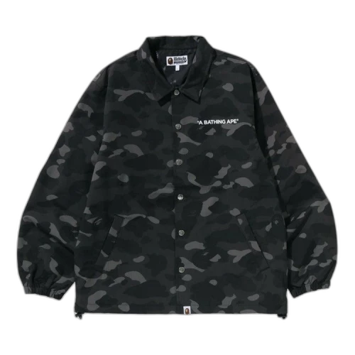 BAPE Color Camo Coach Jacket 'Black'