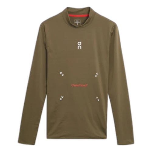 On Running x Pleasures x The Loop Long Sleeved T-Shirt 'Olive'