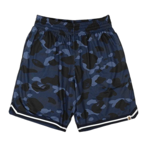 BAPE Camo Wide Fit Basketball Shorts 'Navy'