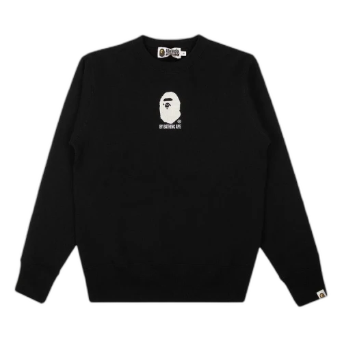 BAPE Embroidered Crewneck Sweatshirt 'Black'