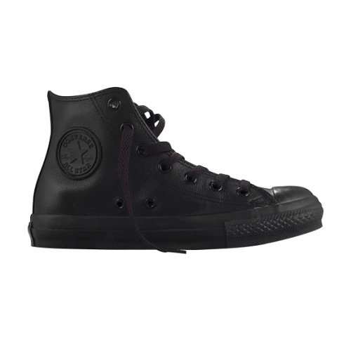 Converse Chuck Taylor All Star Leather Hi 'Black Monochrome'