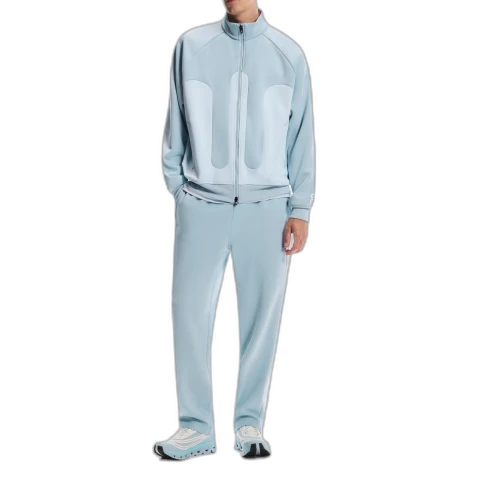 On Knitted Sweatpants Unisex Blue Moderate Straight Fit Pants