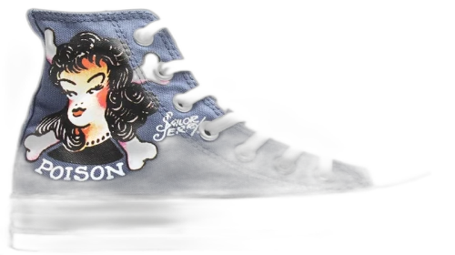Converse Chuck Taylor All Star Hi Sailor Jerry Poison Girl