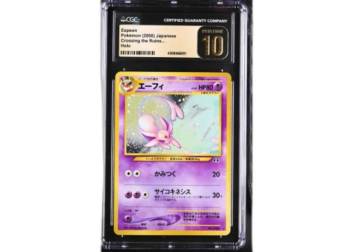 2000 Pokémon Japanese Neo 2: Crossing the Ruins Espeon Holo #196 CGC 10