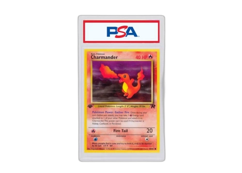2000 Pokemon Rocket 50 Charmander 1st Edition (PSA or BGS Graded)