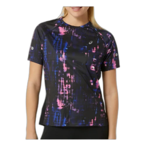 ASICS ROAD LITE-SHOW T-Shirt 'Black Magenta' (Women's)
