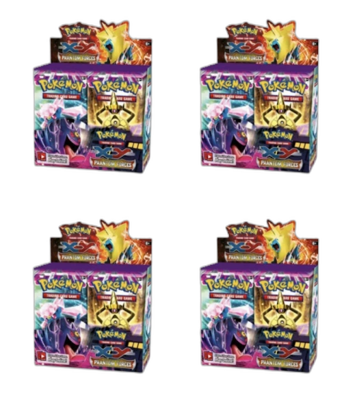 2014 Pokemon XY Phantom Forces Booster Box 4X Lot