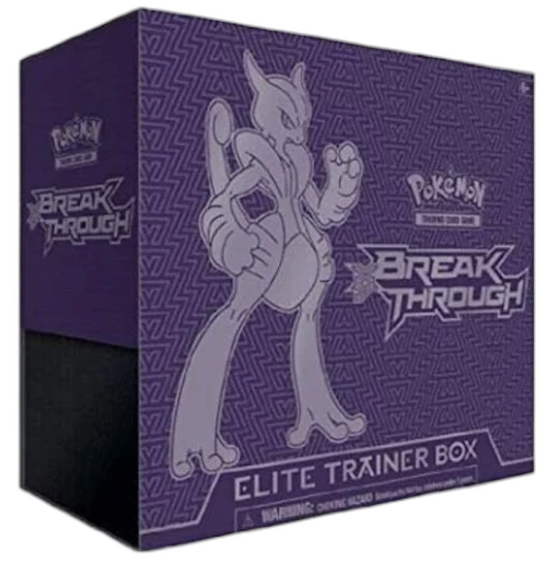2016 Pokemon TCG XY BREAKthrough Elite Trainer Box Mewtwo X