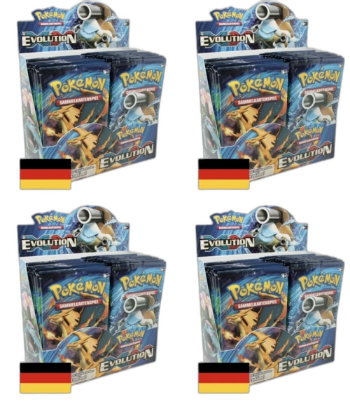 Pokémon TCG XY Evolution Booster Box 4x Lot