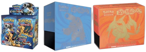 Pokémon TCG XY Evolutions Booster Box & Elite Trainer Boxes 3x Bundle
