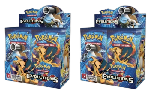 2016 Pokemon XY Evolutions Booster Box 2X Lot