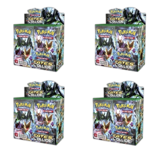 2016 Pokemon XY Fates Collide Booster Box 4X Lot