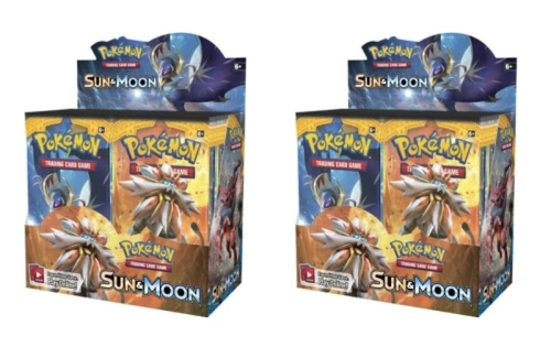 2017 Pokemon Sun & Moon Booster Box 2X Lot