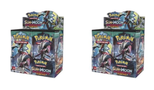 2017 Pokemon Sun & Moon Guardians Rising Booster Box 2X Lot