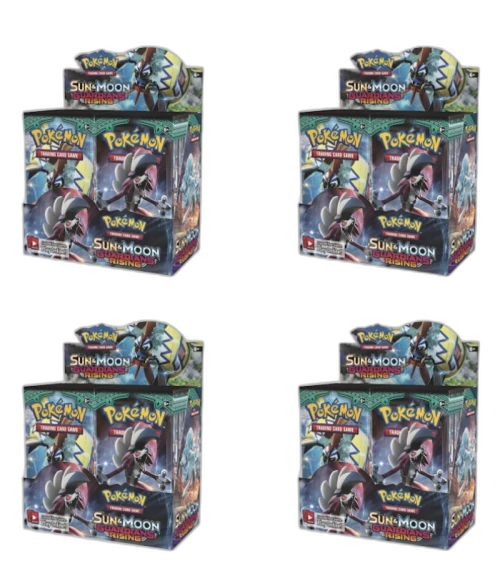 2017 Pokemon Sun & Moon Guardians Rising Booster Box 4X Lot