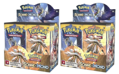 Pokémon TCG Sonne & Mond Booster Box 2x Lot