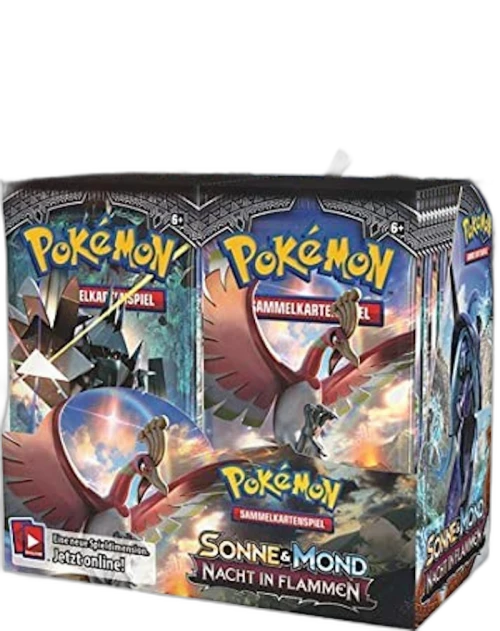Pokémon TCG Sonne & Mond Nacht in Flammen Booster Box