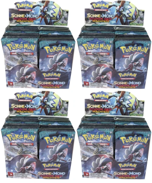 Pokémon TCG Sonne & Mond Stunde der Wächter Booster Box 4x Lot