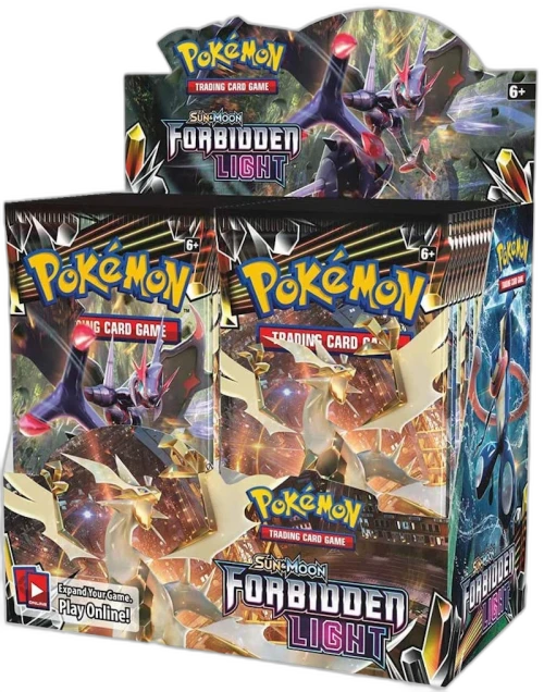 2018 Pokemon Sun & Moon Forbidden Light Booster Box