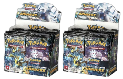 Pokémon TCG Sonne & Mond Echo des Donners Booster Box 2x Lot