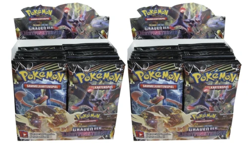 Pokémon TCG Sonne & Mond Grauen der Lichtfinsternis Booster Box 2x Lot