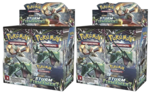 Pokémon TCG Sonne & Mond Sturm am Firmament Booster Box 2x Lot