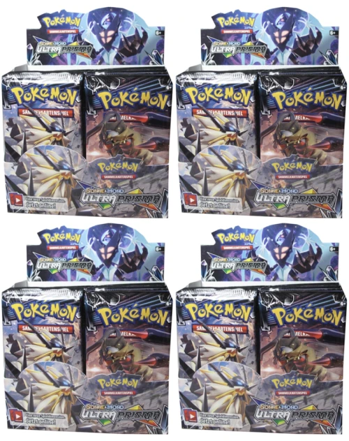 Pokémon TCG Sonne & Mond Ultra-Prisma Booster Box 4x Lot