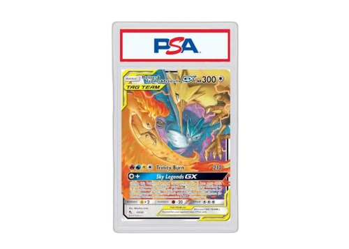 2019 Pokemon Sun & Moon Hidden Fates 44 Moltres & Zapdos & Articuno Gx (PSA or BGS Graded)