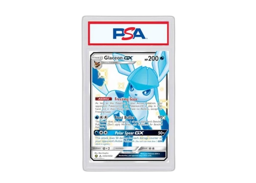 2019 Pokemon Sun & Moon Hidden Fates Sv55 Full Art/Glaceon Gx (PSA or BGS Graded)