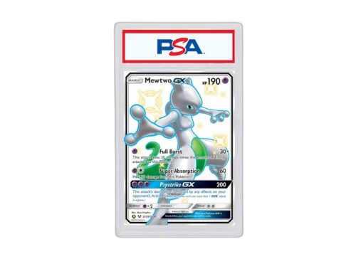 2019 Pokémon Sun & Moon Hidden Fates SV59 Full Art/Mewtwo GX (PSA or BGS Graded)