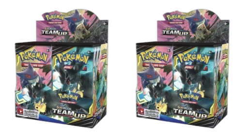 2019 Pokemon Sun & Moon Team Up Booster Box 2X Lot