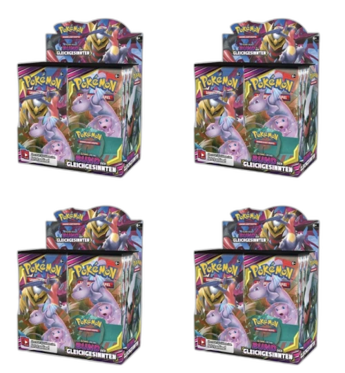 Pokémon TCG Sonne & Mond Bund der Gleichgesinnten Booster Box 4x Lot
