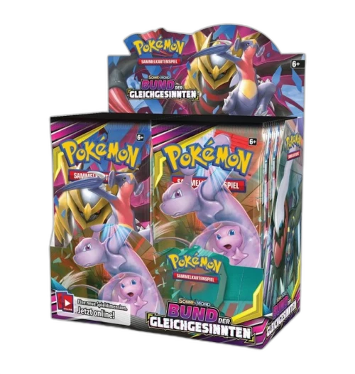Pokémon TCG Sonne & Mond Bund der Gleichgesinnten Booster Box