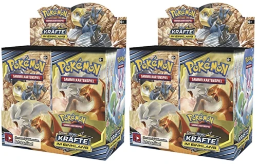 Pokémon TCG Sonne & Mond Kräfte im Einklang Booster Box 2x Lot