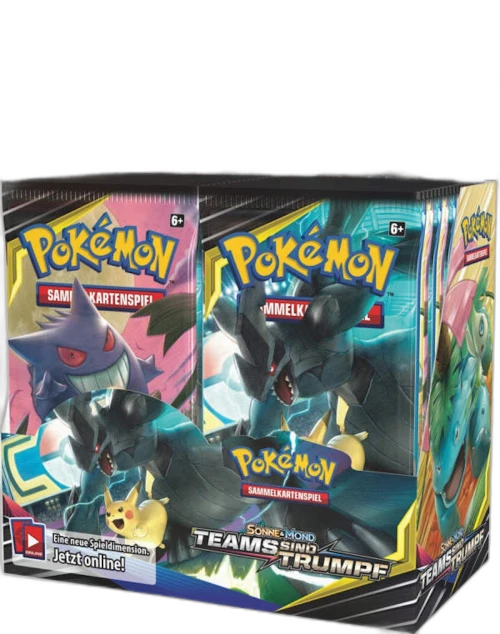 Pokémon TCG Sonne & Mond Teams sind Trumpf Booster Box