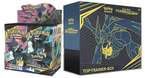 Pokémon TCG Sonne & Mond Teams sind Trumpf Top Trainer Box/Booster Box 2x Bundle