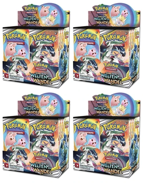 Pokémon TCG Sonne & Mond Welten Im Wandel Booster Box 4x Lot