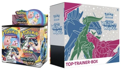 Pokémon TCG Sonne & Mond Welten Im Wandel Top Trainer Box/Booster Box 2x Bundle
