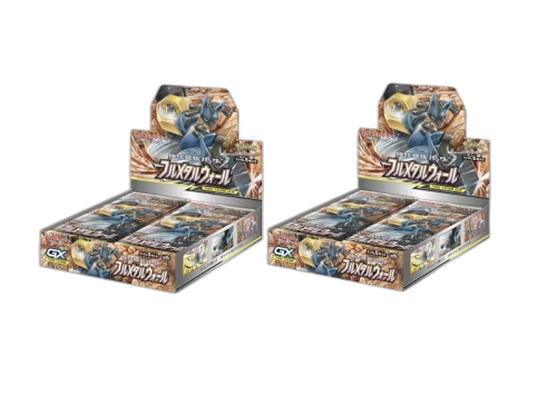 Pokémon TCG Sun & Moon Reinforcement Expansion Pack Full Metal Wall Box 2x Lot