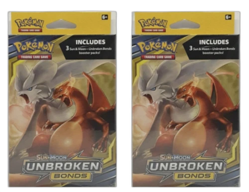 Pokémon TCG Sun & Moon Unbroken Bonds Hanger Box 2x Lot