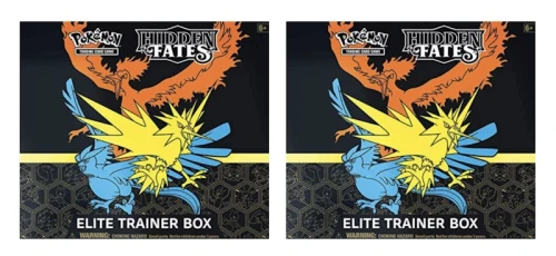 Pokémon TCG Hidden Fates Elite Trainer Box 2x Lot