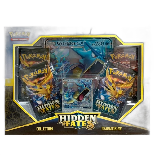 2019 Pokemon Sun & Moon 11.5 Hidden Fates GX Box Gyarados GX
