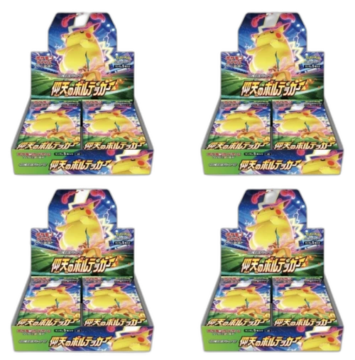Pokémon TCG Sword & Shield Expansion Pack Astonishing Volt Tackle Booster Box (Japanese) 4x Lot